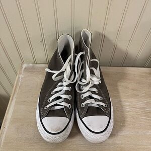 High-Top Gray Converse